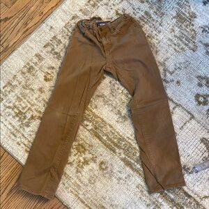 Old Navy Slim Fit Brown Straight-Leg Pants